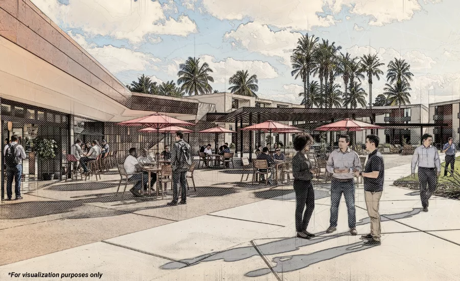 Rendering of McCarthy employee training campus in Arizona