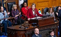 WEB - Healey State of Commonwealth.jpeg Massachusetts Gov. Maura Healey gives her state of the Commonwealth Address