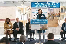 Ground breaking ceremony for Park Montgomery
