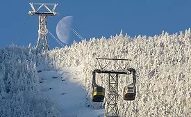 The tram at Cannon Mountain