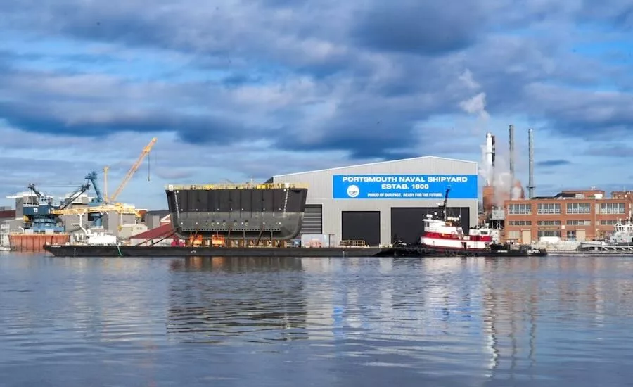A photo of the Portsmouth Naval Yard in Maine