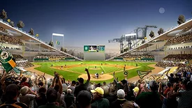 Oakland A's rendering