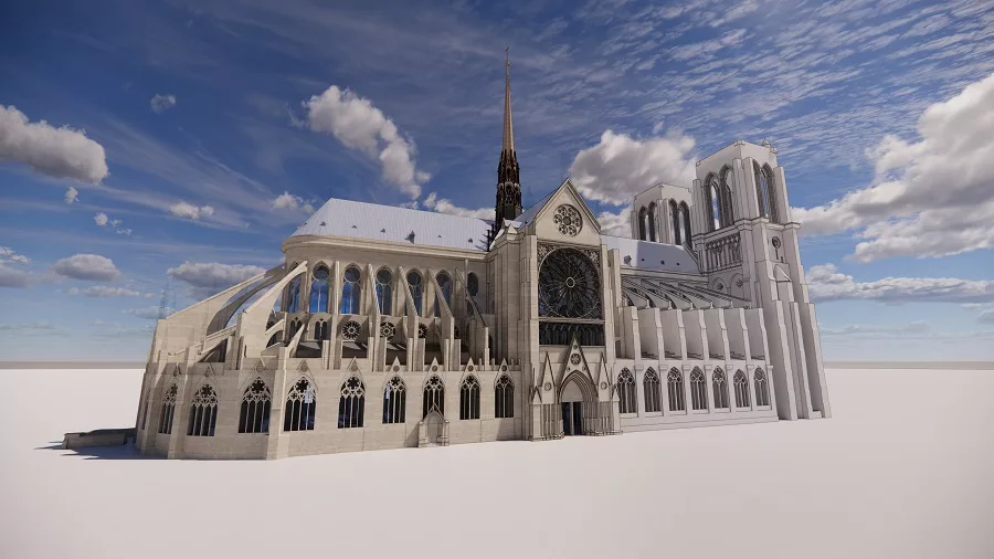 Notre Dame 3d Model