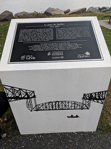 Quebec Bridge plaque