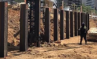 Amazon HQ2 Pile Driving