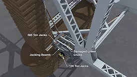 Liberty Bridge jacking