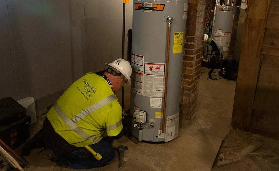 Columbia Gas relit