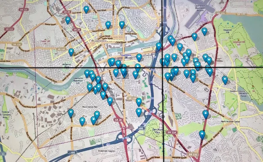 Mass Gas Fire Map