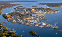 Portsmouth Shipyard Aerial
