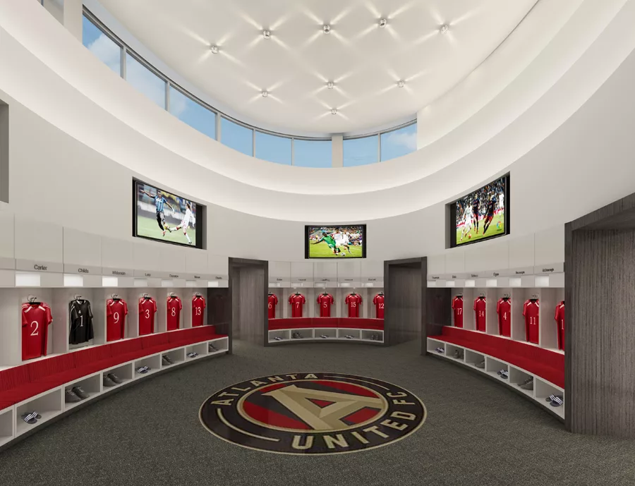 United training facility Interior