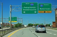 I-81 I-690 interchange Syracuse New York