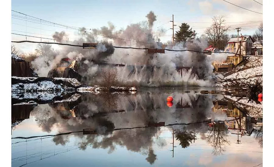 bridge implosion High Falls New York