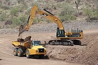 Excavator and Hauler Excavator and Hauler