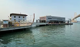 Floating fire station