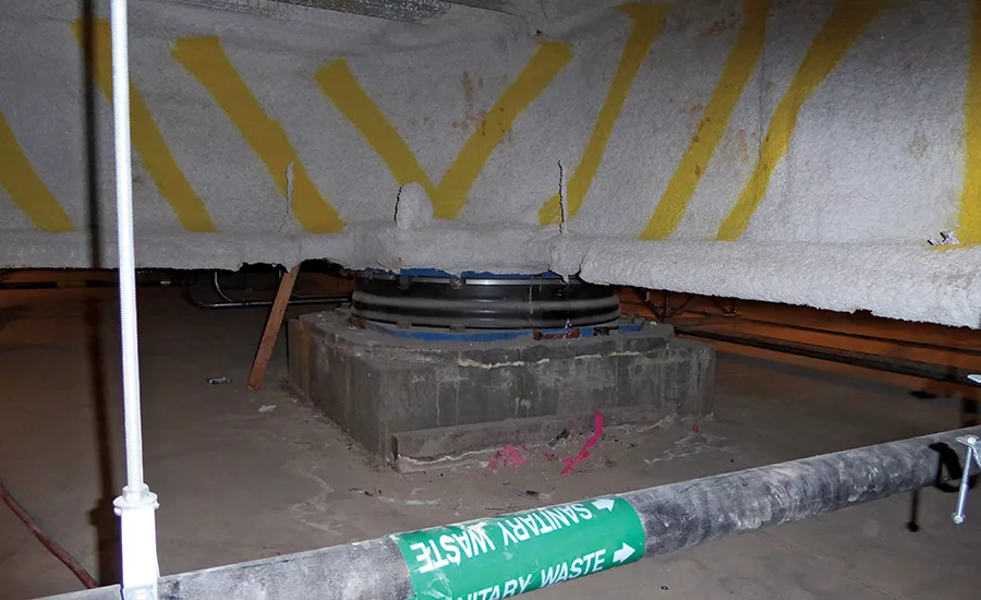 New Stanford Hospital’s triple friction pendulum base isolator