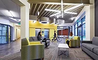 Biola University Blackstone Residence Hall lobby Biola University Blackstone Residence Hall lobby