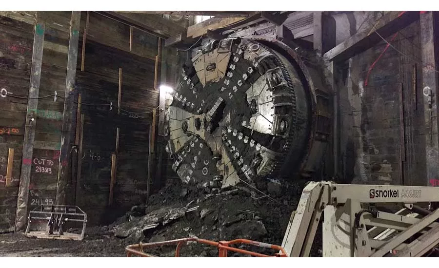 First tunnel alignment