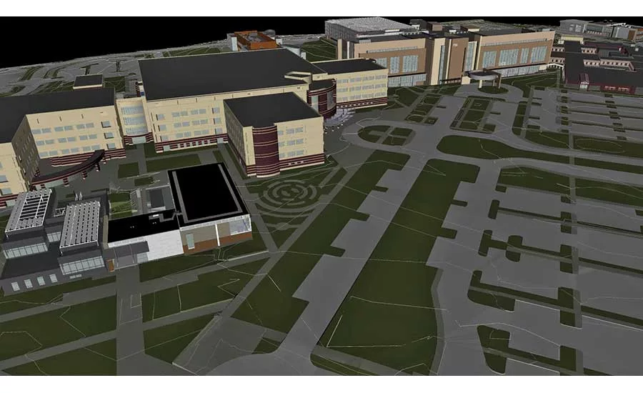 3D site models and animations