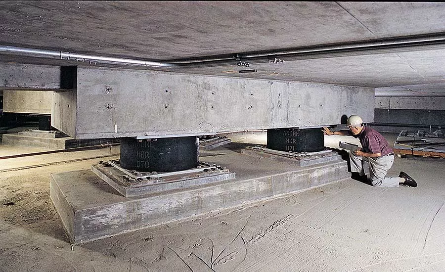 Cathedral of Our Lady of the Angels base isolation system