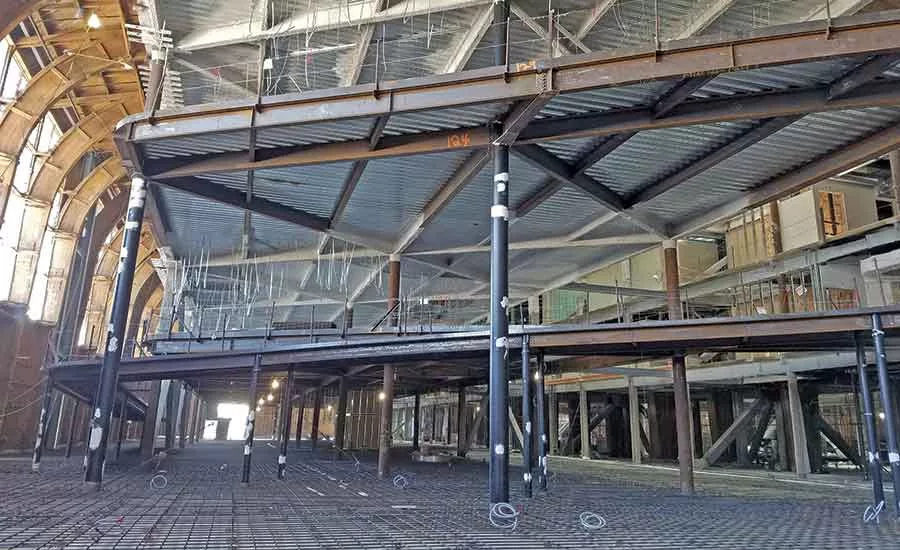 Google’s restored Spruce Goose hangar