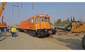 800-ft-long customized work train