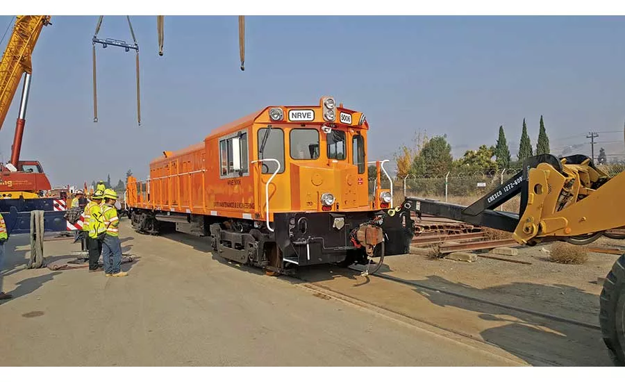 800-ft-long customized work train