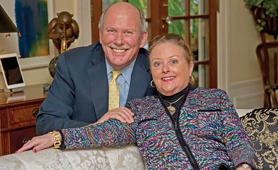Craig L. Martin and wife Diane