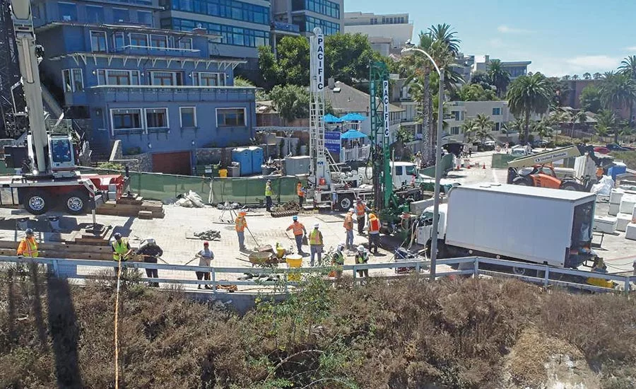 Coast Boulevard Sea Cave Emergency Stabilization