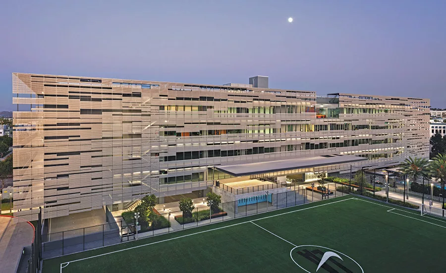 office, retail, mixed-use building
