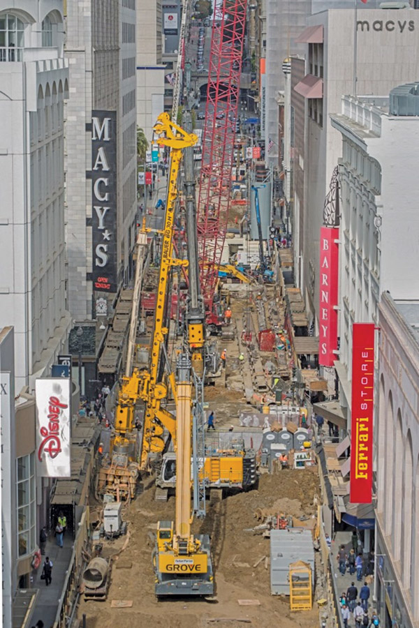 hundreds of piles
