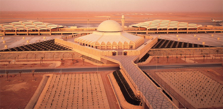King Khalid International Airport in Riyadh, Saudi Arabia