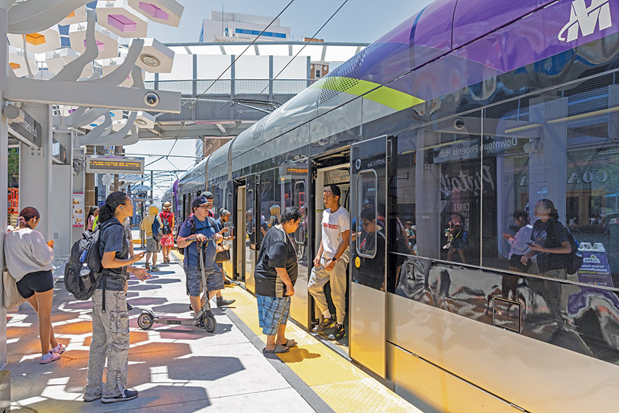 Downtown Hub East for Valley Metro