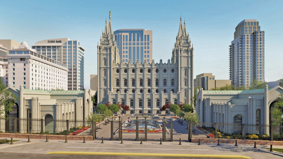 renovated Salt Lake City LDS Temple