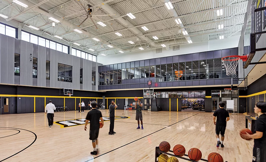 VCU Basketball Development Center gymnasium
