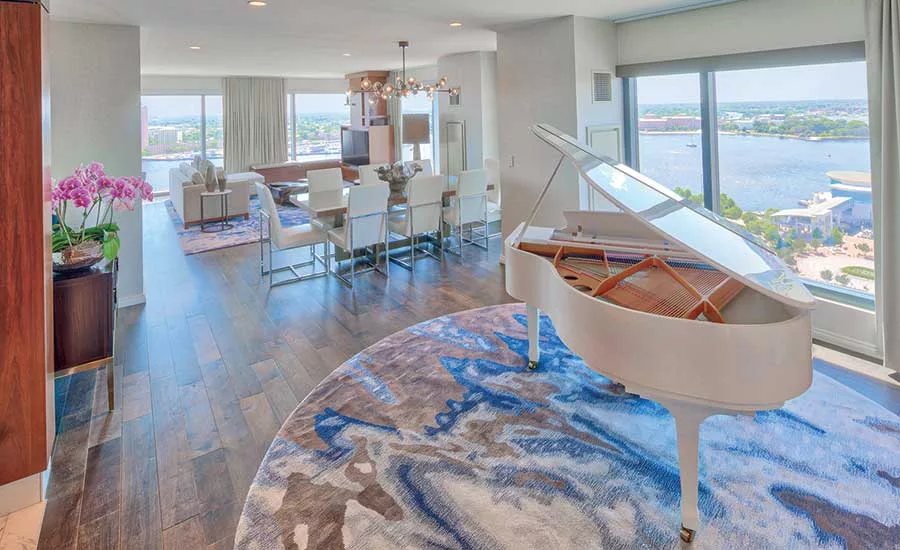 The Main Norfolk Hilton Hotel presidential suite