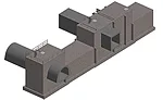 3D model of the influent junction chamber
