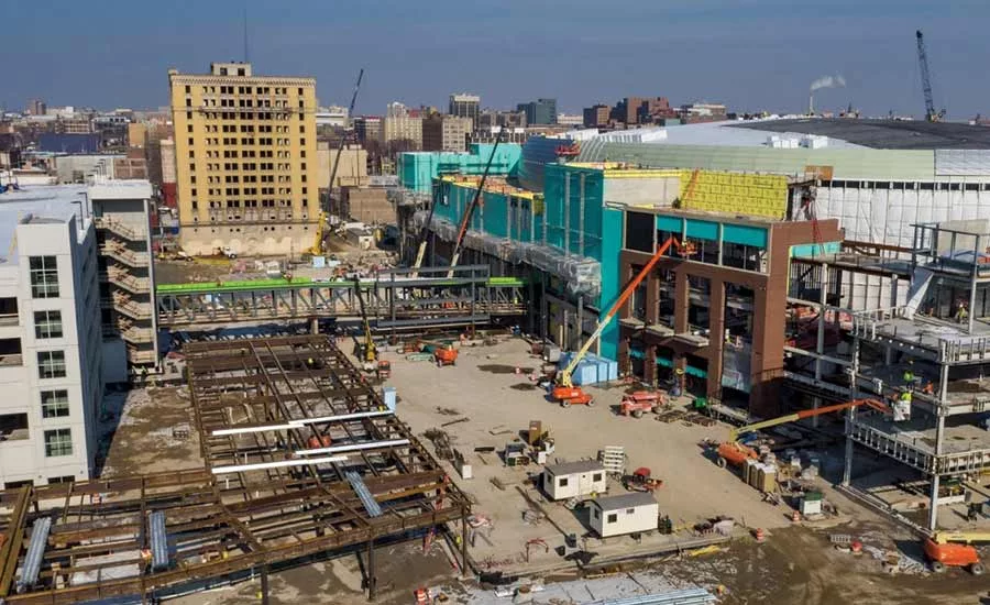 Little Caesars Arena exterior skin