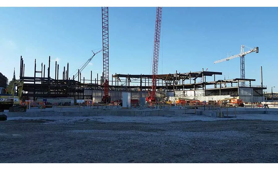 Milwaukee Bucks Arena Steel Erection