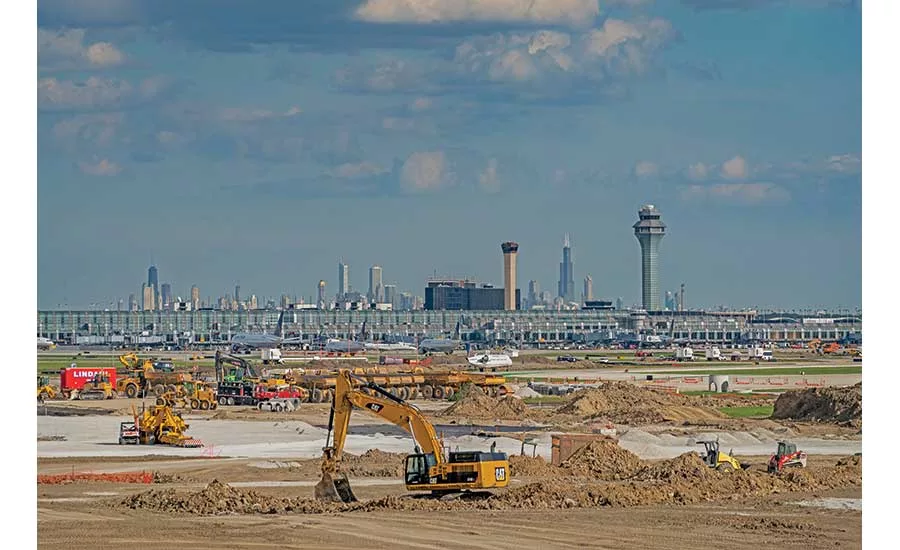 Chicago’s O’Hare Airport runway