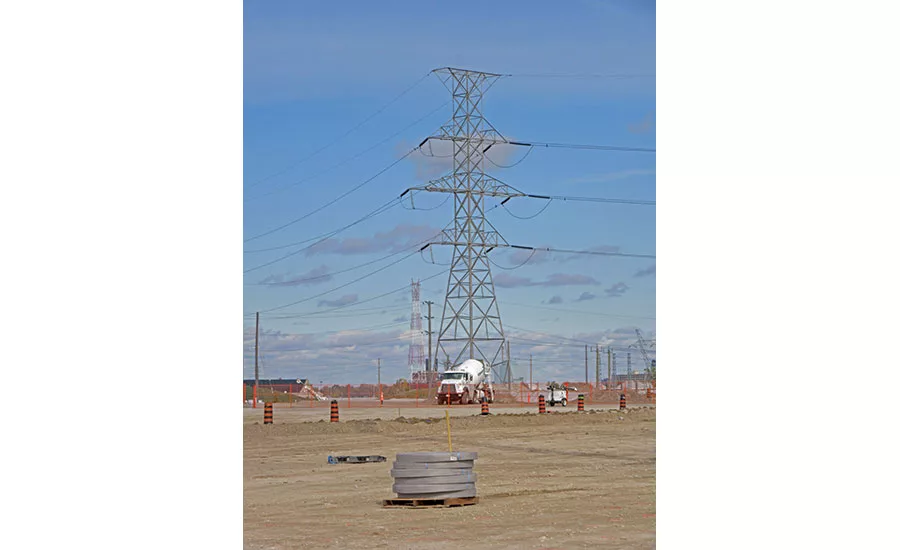 Gas and electrical lines