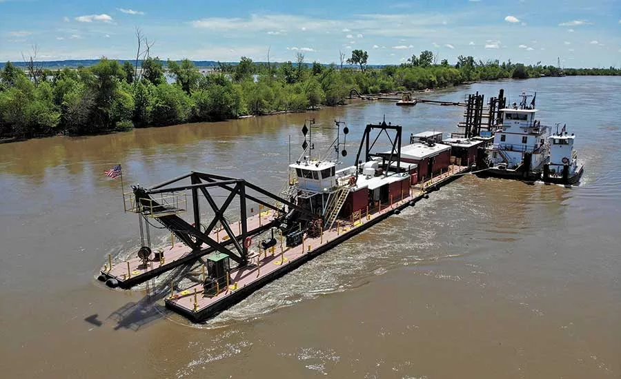 24-in. cutterhead dredge Iowa