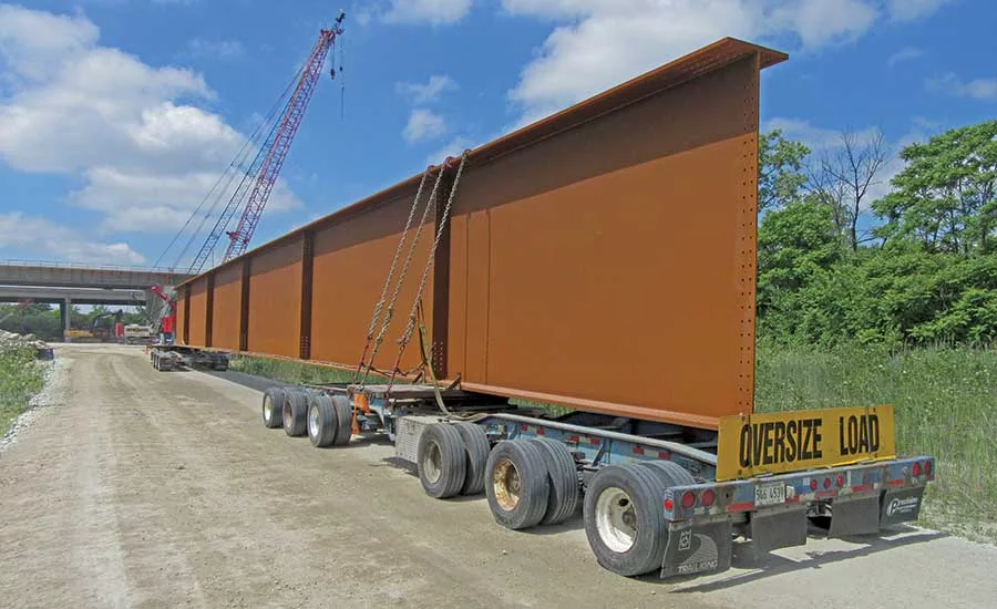Steel bridge girders