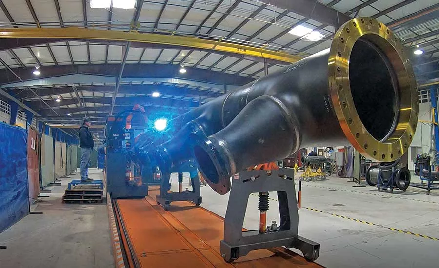 30-in. header pipe