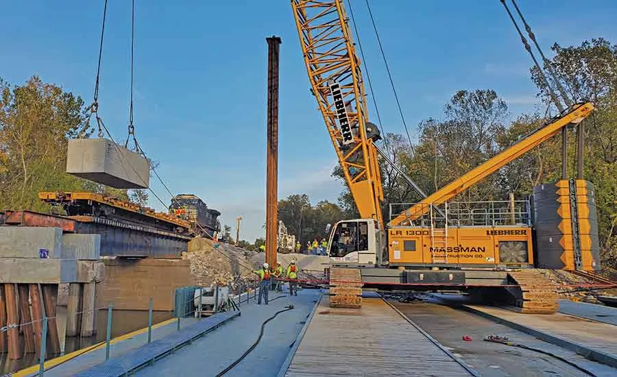 Norfolk Southern Railroad Grand River Bridge Emergency Repairs