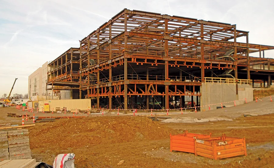 Steel and tilt-up wall panels
