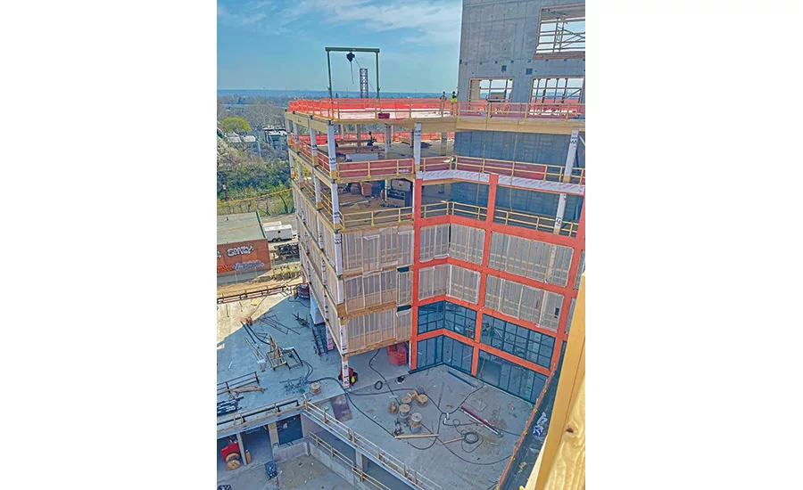 mass timber/CLT Building in Cleveland