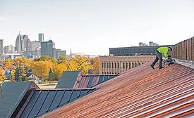 A new copper roof and finishings