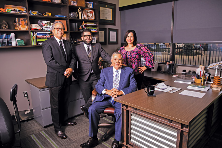 Loren Venegas, Jesse Venegas, Frank Venegas and Linzie Venegas