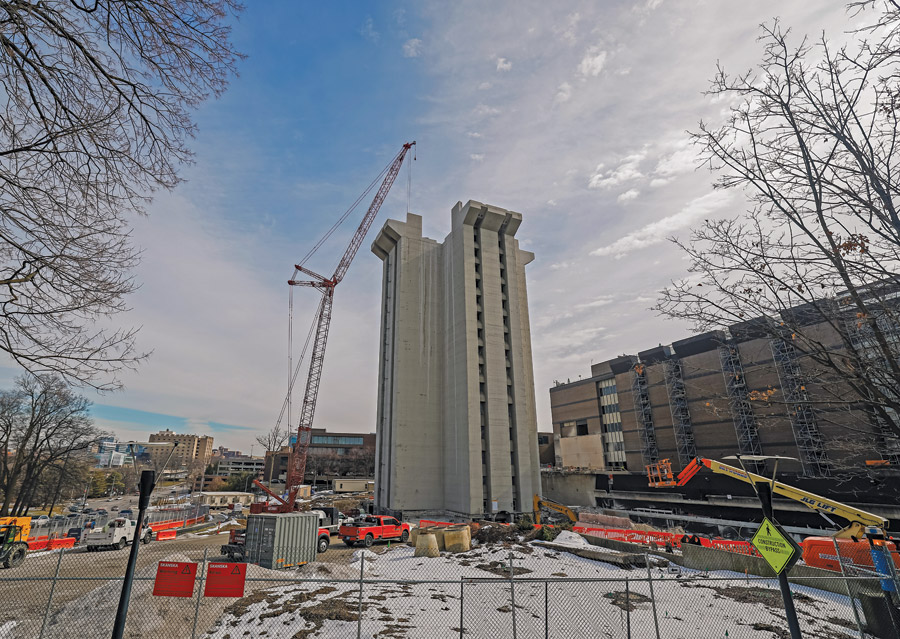 tons of concrete