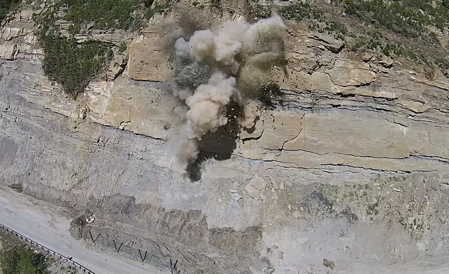 drilling in S.H. 133 Paonia Resevoir